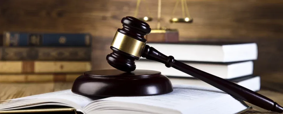Gavel on legal books